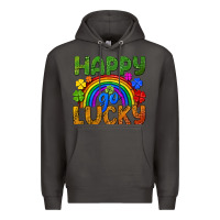 Smoke Happy go lucky LGBTQ+ Premium Hoodie - NancyCooperArtShop