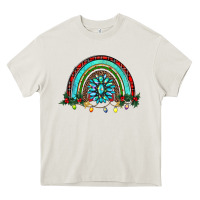 Cream gemstone christmas rainbow Heavy Core Tee - RanaPortraitStore