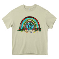 Mossy gemstone christmas rainbow Heavy Core Tee - RanaPortraitStore