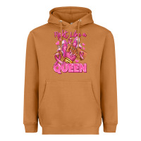 Meerkat Survivor queen Breast Cancer afro girl sneakers Heavyweight Hoodie - RanaPortraitStore
