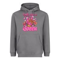 Storm Survivor queen Breast Cancer afro girl sneakers Heavyweight Hoodie - RanaPortraitStore