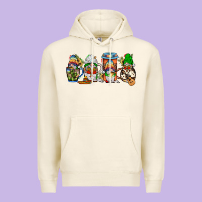Mexican Gnomies Coffee Premium Hoodie Designed By Jahusdesignshop