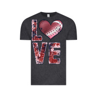 Vintage Black football love Vintage Tee - JahusDesignShop