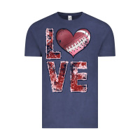 Vintage Denim football love Vintage Tee - JahusDesignShop