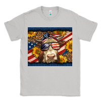 Moon Dust Western 4th Of July Cow Classic Tee - LillyAllenDesigns