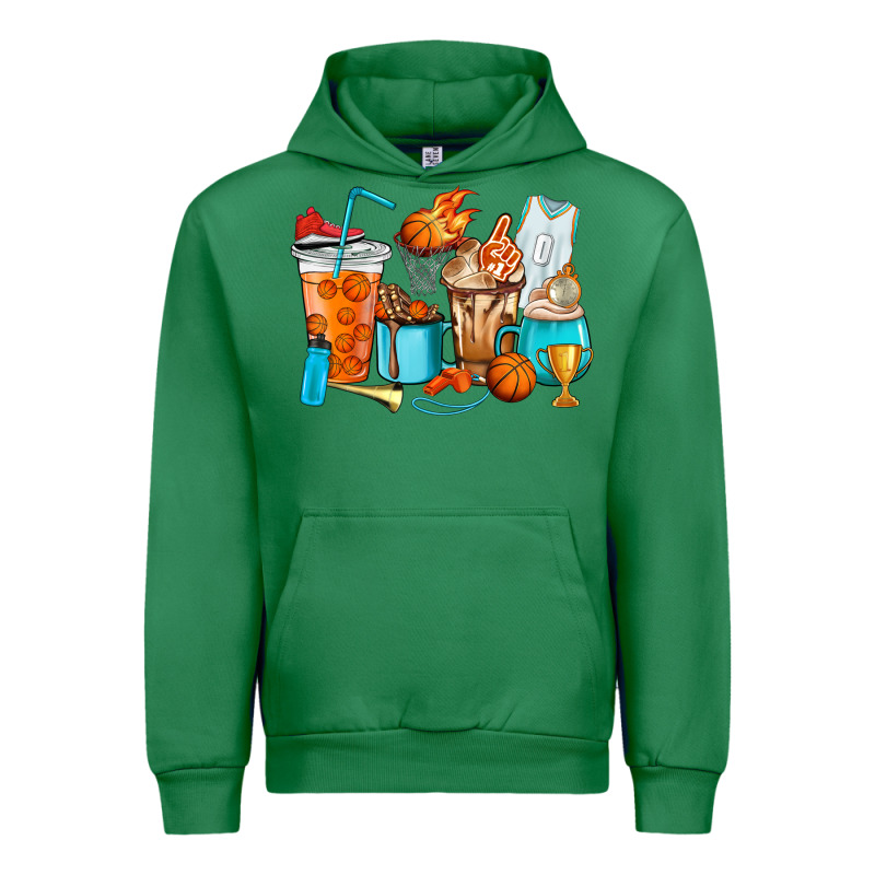 Basketball Coffee Cups Urban Hoodie by HowdyJamesFarm | Teevron