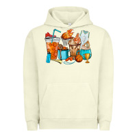 Pigment Pistachio Basketball coffee cups Urban Hoodie - HowdyJamesFarm