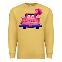 Antique Gold Loads Of Love Valentine's Day Truck Premium Sweatshirt - Bettercallsaul