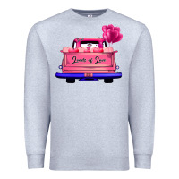 Heather Grey Loads Of Love Valentine's Day Truck Premium Sweatshirt - Bettercallsaul
