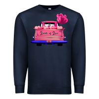 Navy Loads Of Love Valentine's Day Truck Premium Sweatshirt - Bettercallsaul