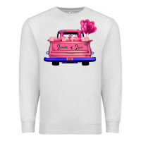 Oatmeal Heather Loads Of Love Valentine's Day Truck Premium Sweatshirt - Bettercallsaul