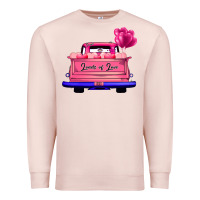 Pale Pink Loads Of Love Valentine's Day Truck Premium Sweatshirt - Bettercallsaul