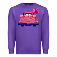 Purple Loads Of Love Valentine's Day Truck Premium Sweatshirt - Bettercallsaul