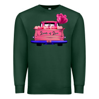 Sports Green Loads Of Love Valentine's Day Truck Premium Sweatshirt - Bettercallsaul