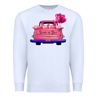 White Loads Of Love Valentine's Day Truck Premium Sweatshirt - Bettercallsaul