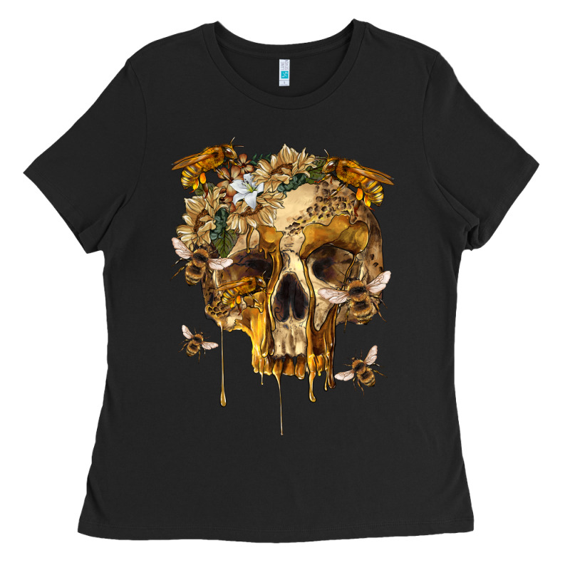 Flower Skeleton Bees Ladies Tee by RanaPortraitStore | Teevron