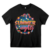 Black summer nights Heavy Core Tee - texasbilliewilder