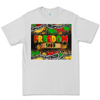 Dove Grey juneteenth freedom 1865 Premium Tee - Zillion Design Studio