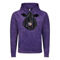 Cloud Purple black angus Vintage Hoodie - JahusDesignShop