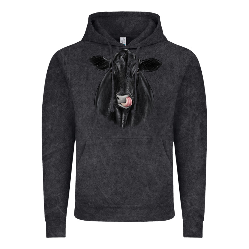 Black Angus Vintage Hoodie by JahusDesignShop | Teevron