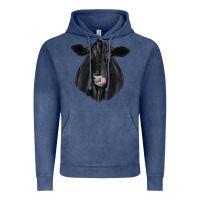Vintage Denim black angus Vintage Hoodie - JahusDesignShop