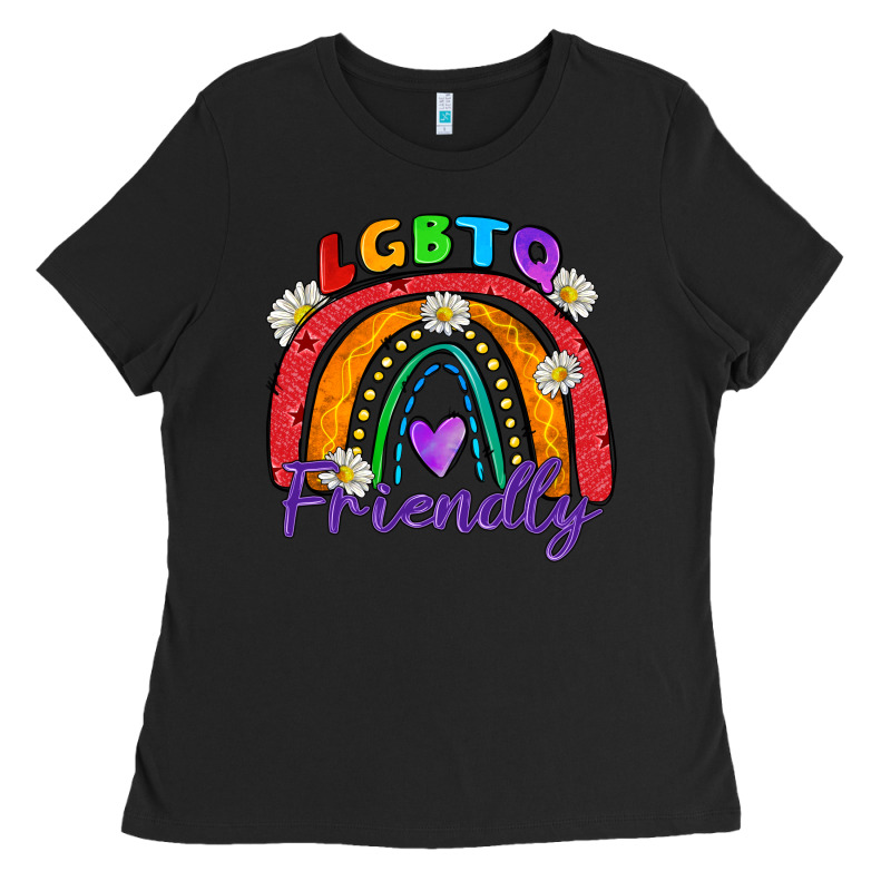 Lgbtq Friendly Ladies Tee by Zillion Design Studio | Teevron