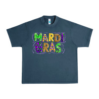 Midnight Navy mardi gras Urban Heavy Tee - AdoDesignShop