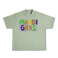 Oil Green mardi gras Urban Heavy Tee - AdoDesignShop