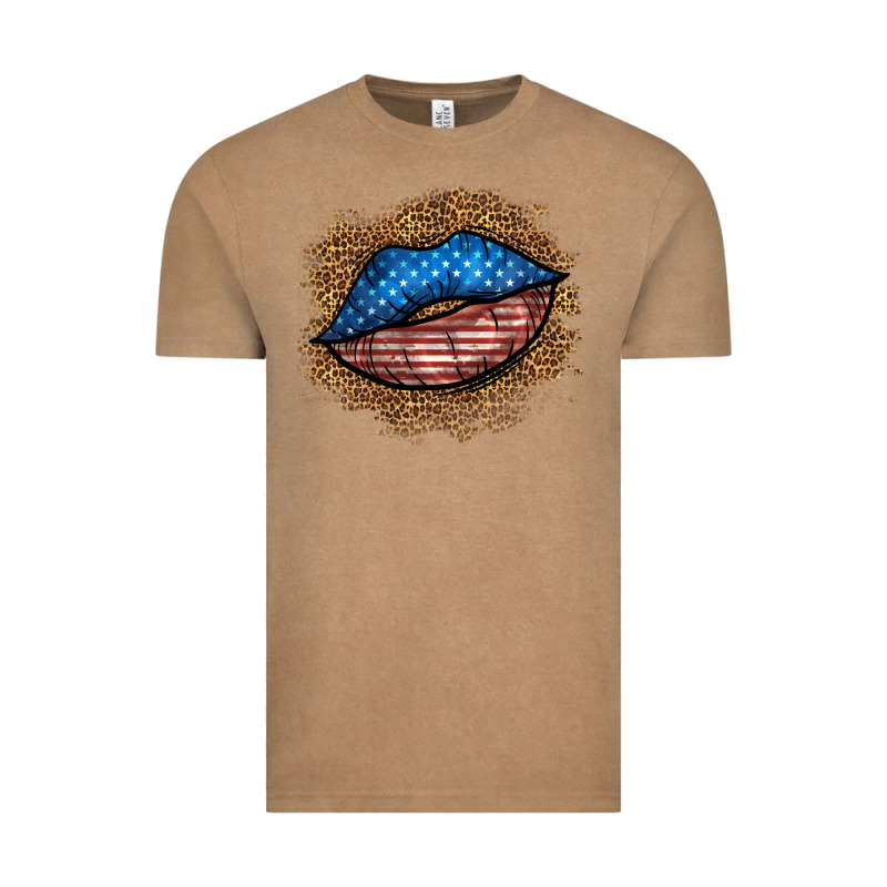 Western 4 Of July Lips Vintage Tee by BundleAndBundleShop | Teevron