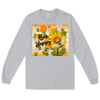 Moon Dust bee happy Long Sleeve Tee - MaliasSmallBusiness