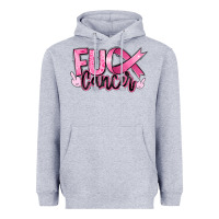 Heather Grey Fu*ck Cancer Heavyweight Hoodie - RanaPortraitStore
