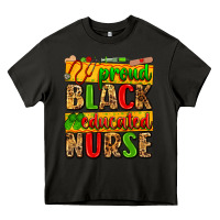 Asphalt proud black educated nurse Heavy Core Tee - Zillion Design Studio
