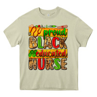 Mossy proud black educated nurse Heavy Core Tee - Zillion Design Studio