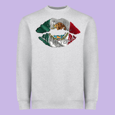 Mexico Lips Heavyweight Sweatshirt Designed By Adodesignshop