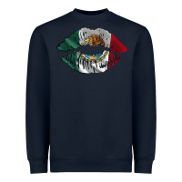 Navy mexico lips Heavyweight Sweatshirt - AdoDesignShop