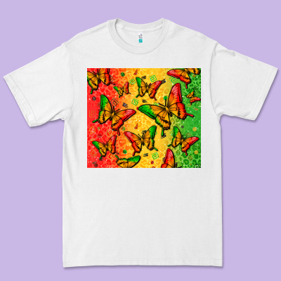 Juneteenth Butterfly Premium Tee Designed By Zillion Design Studio
