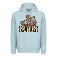 Blue Mist Baseball Mom Premium Hoodie - NancyCooperArtShop
