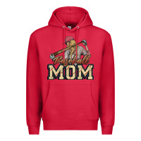 Cardinal Baseball Mom Premium Hoodie - NancyCooperArtShop