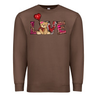 Chestnut valentine's day tedybear love Premium Sweatshirt - RanaPortraitStore