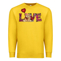 Lemon valentine's day tedybear love Premium Sweatshirt - RanaPortraitStore
