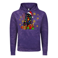 Cloud Purple black cat meowy christmas Vintage Hoodie - AdoDesignShop