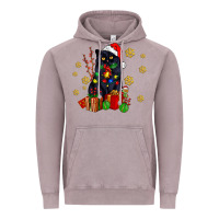 Vintage Zinc black cat meowy christmas Vintage Hoodie - AdoDesignShop