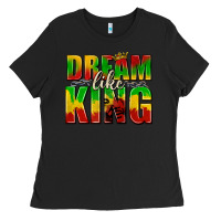 Black dream like king with crown Ladies Tee - texasbilliewilder