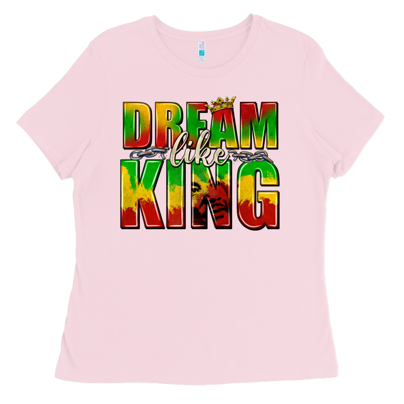 Dream Like King With Crown Ladies Tee by texasbilliewilder | Teevron