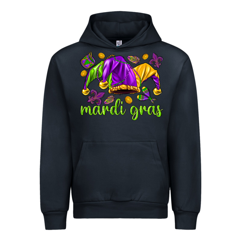 Mardi Gras With Jester Hat Urban Hoodie by HowdyJamesFarm | Teevron