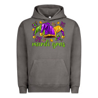 Pigment Tornado Mardi Gras with jester hat Urban Hoodie - HowdyJamesFarm