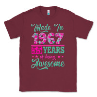 Burgundy made in 1967, 55 years of being awesome Classic Tee - Jasminsmagicworld