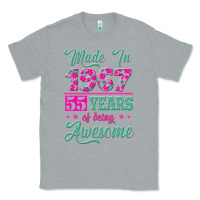 Heather Grey made in 1967, 55 years of being awesome Classic Tee - Jasminsmagicworld