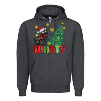 Smoke christmas  cat  what Zipper Hoodie - MaliasSmallBusiness