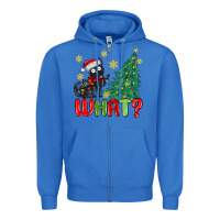 True Royal christmas  cat  what Zipper Hoodie - MaliasSmallBusiness